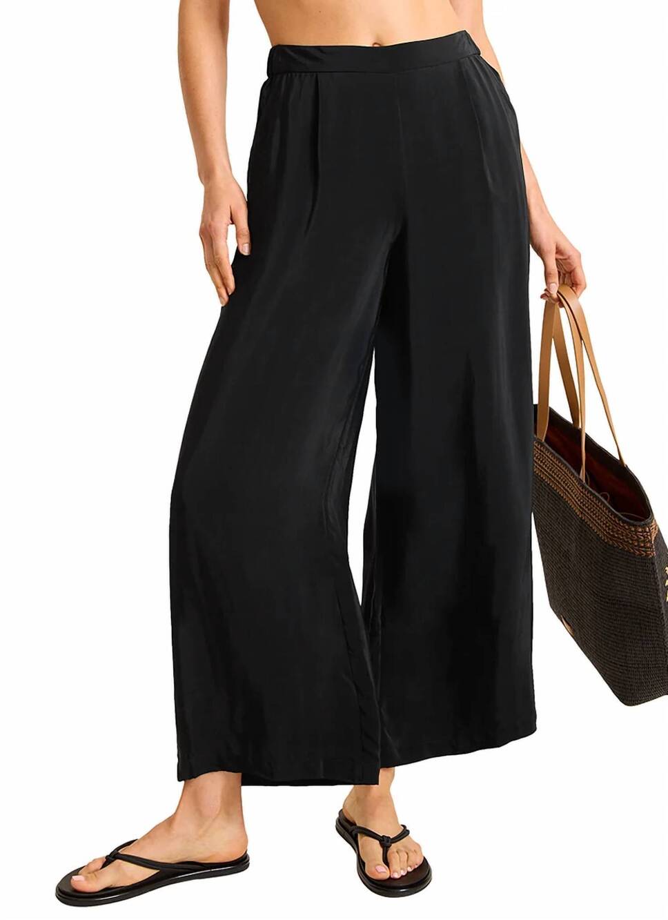 NEW TOMMY BAHAMA calypso crepe pant in black
